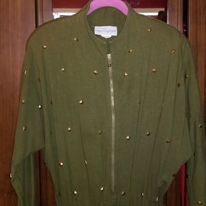 Bloomingdales Khaki Green jumpsuit